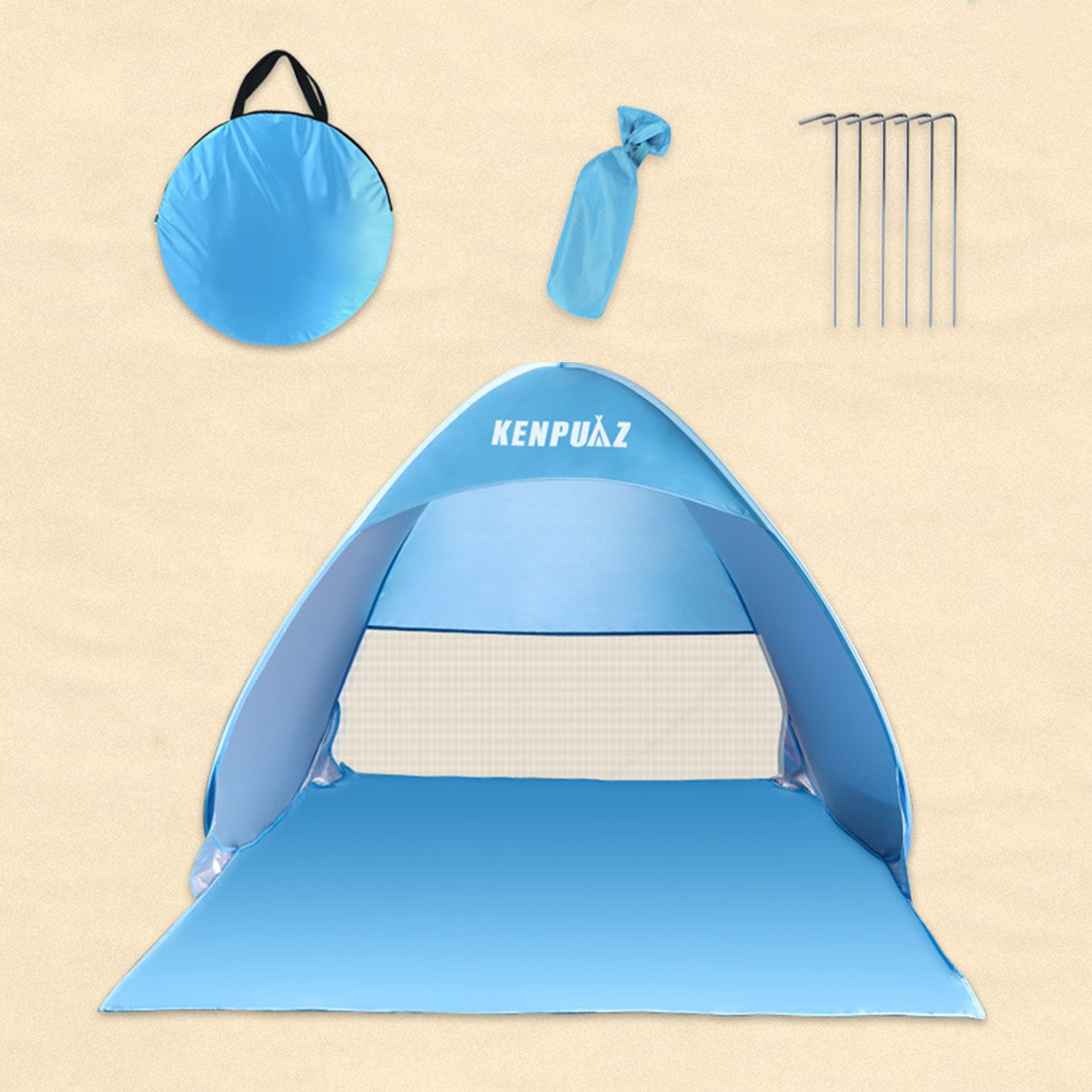 Cheap Goat Tents Automatic Opening Up Tent 1 2 Person Camping Tent Easy Instant Setup Protable Backpacking For Sun Shelter Travelling Hiking   